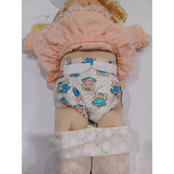 Vintage Cabbage Patch Kids Cornsilk Kids Blonde Hair Blue Eyes - Picture 5 of 10
